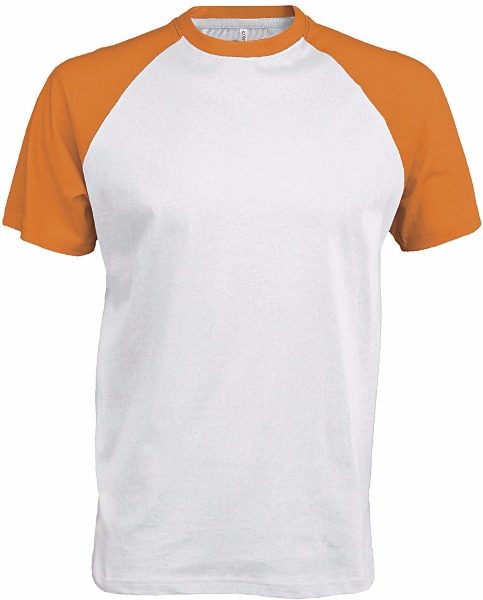 Tee shirt Base Ball > T-shirt Bicolore Manches Courtes K330 16