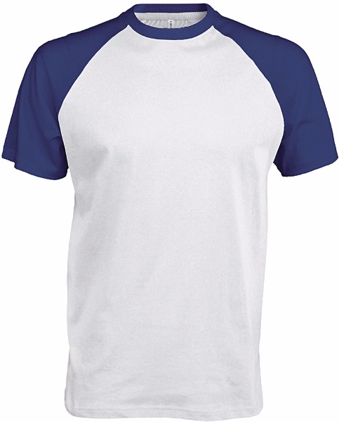 Tee shirt Base Ball > T-shirt Bicolore Manches Courtes K330 18